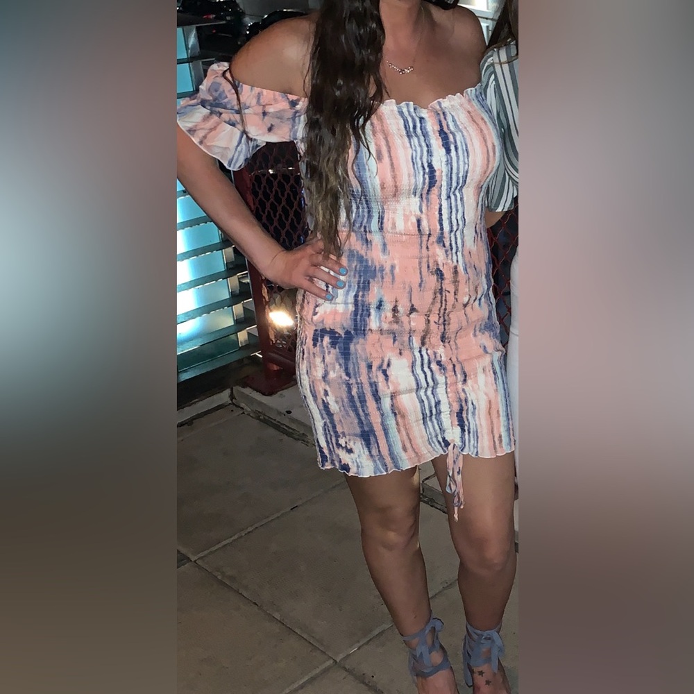 Tie Dye Mini Dress